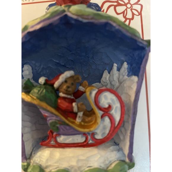 The Danbury Mint 2013 Jim Shore Ornament Beary Merry Christmas - Picture 3 of 7